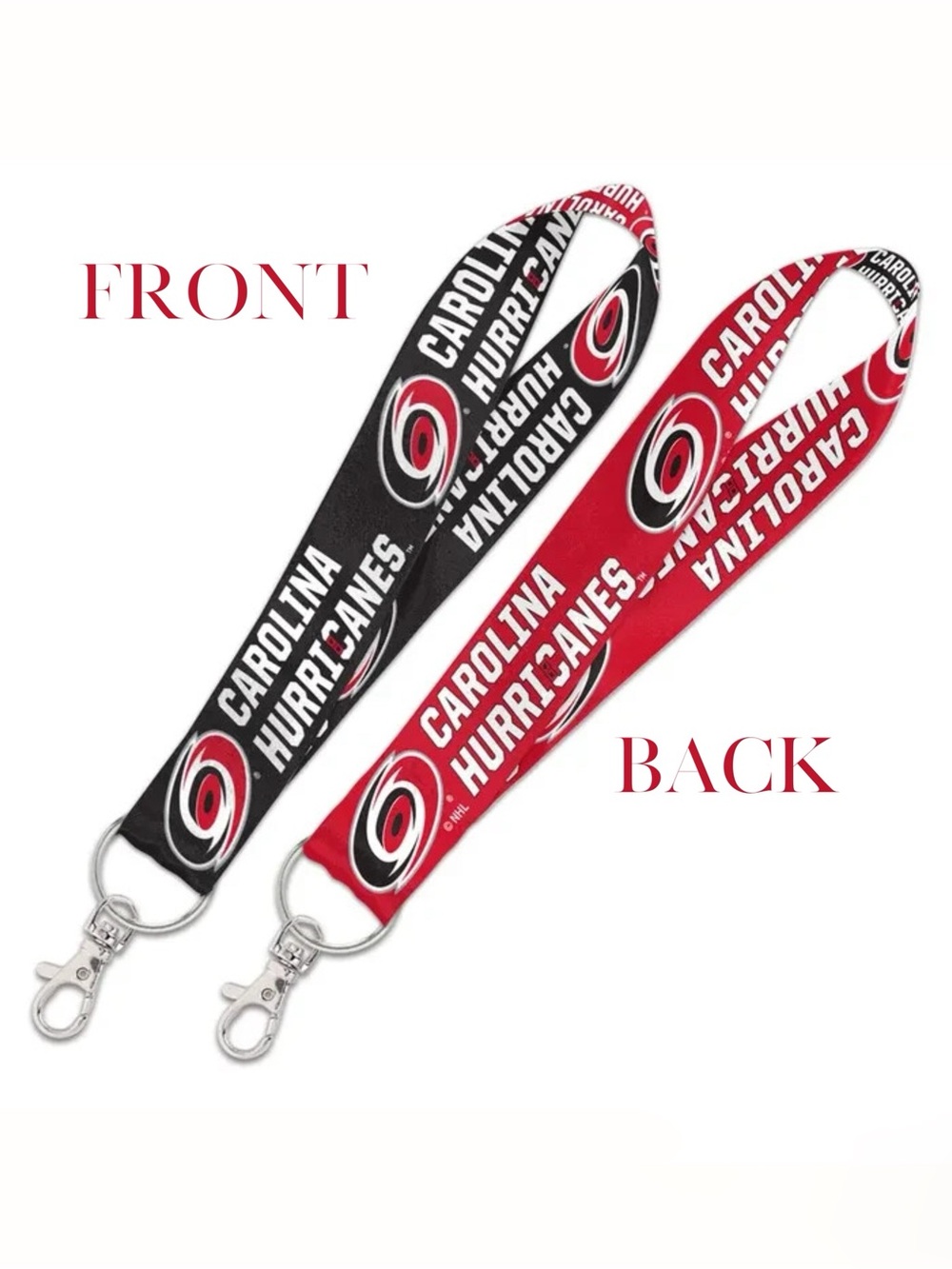 NWT Wincraft Carolina Hurricanes Lanyard Key Strap